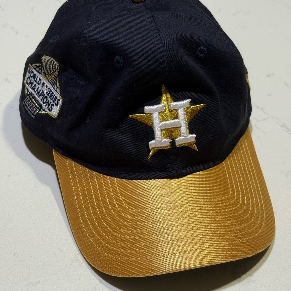 Houston Astros World Series New Era adjustable baseball hat